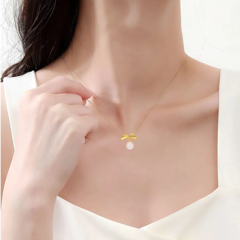 DFALLA S925 Silver/pearl Oyster Beads Necklaces Women's-3