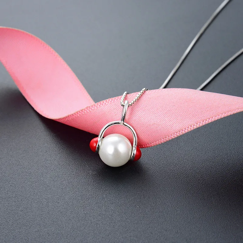 DFALLA S925 Silver/pearl Oyster Beads Necklaces Women's-3