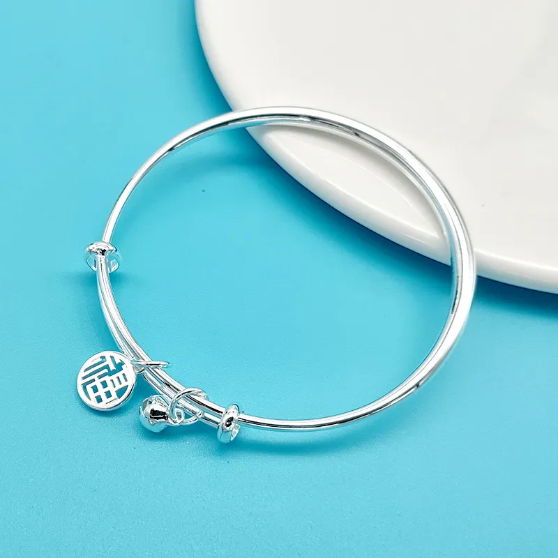 DFALLA Copper Silver Plated Bangles Women's-2