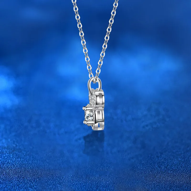DFALLA S925 Sterling Silver Moissanite Necklaces Women's-2