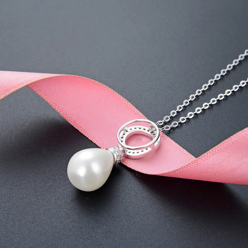 DFALLA S925 Silver/pearl Oyster Beads Necklaces Women's-2
