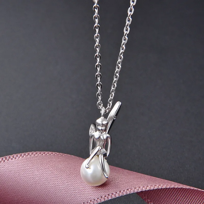 DFALLA S925 Silver/pearl Oyster Beads Necklaces Women's-1