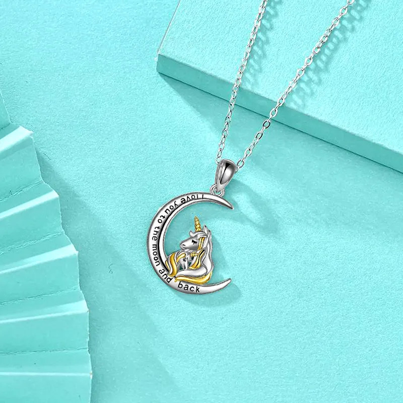 DFALLA S928 Silver/Zircon Necklaces Women's-3