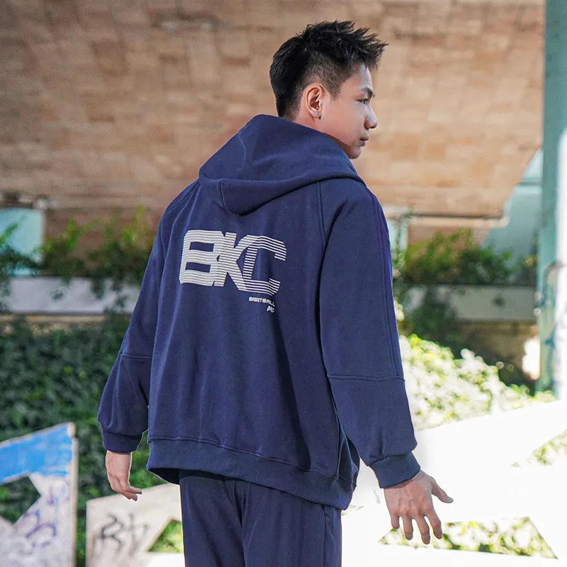 BKCXZICE Basketball Hooded Windproof Warm Training Sweatshirt Unisex-4