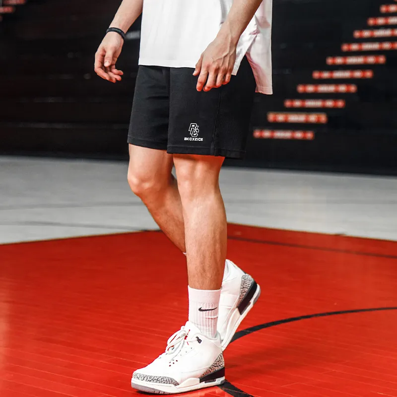 BKCXZICE Athleisure Breathable Quick Dry Basketball Shorts Loose Fit Drawstring Comfortable Fitness Pants Unisex-9