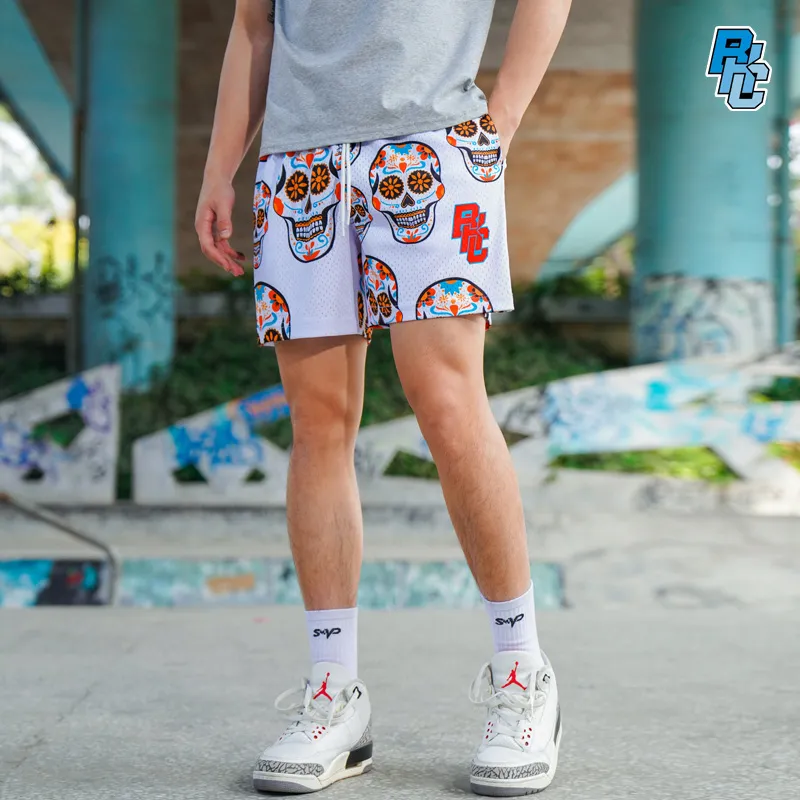 BKCXZICE Sports Shorts Unisex White-3