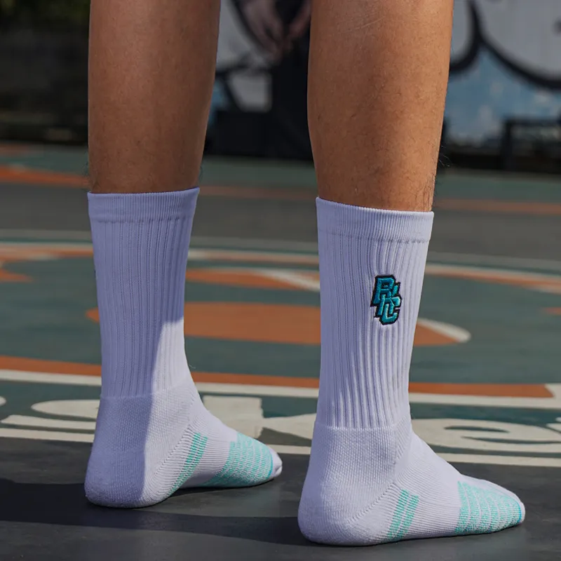 BKCXZICE Track & Field Socks Terry Sole Elite Socks Unisex 4 Pack-1