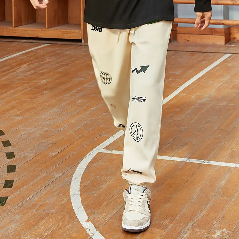 BKCXZICE Athletic Trousers Unisex Khaki-3