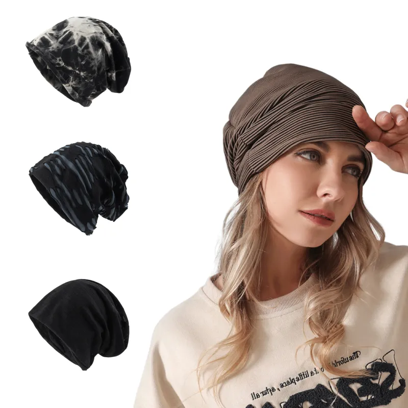 BKCXZICE Acrylic Individual Versatile Pile Hats & Caps Unisex-1