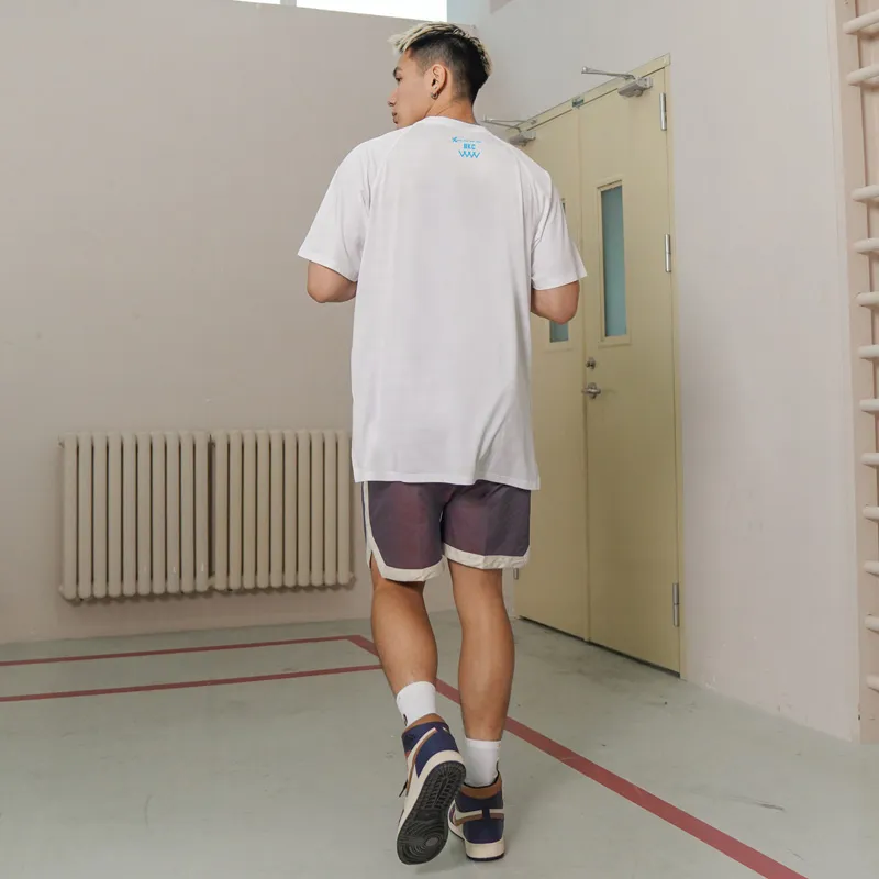 BKCXZICE T-Shirt Running Fitness Top Men's White-6