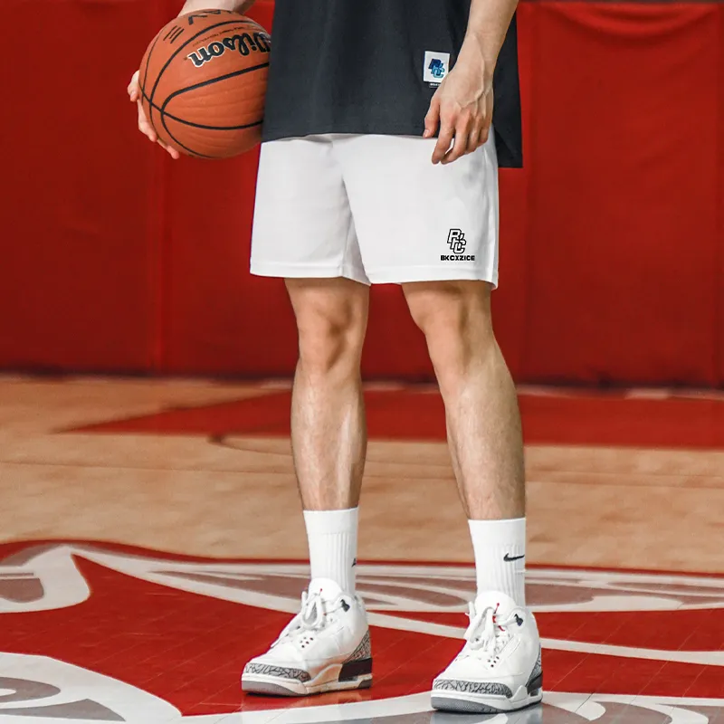 BKCXZICE Athleisure Breathable Quick Dry Basketball Shorts Loose Fit Drawstring Comfortable Fitness Pants Unisex-16