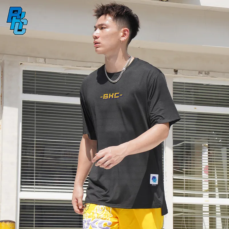 BKCXZICE Sports T Shirt Gradient Color Scheme Running Fitness Crew Neck Basketball Jerseys Unisex-32