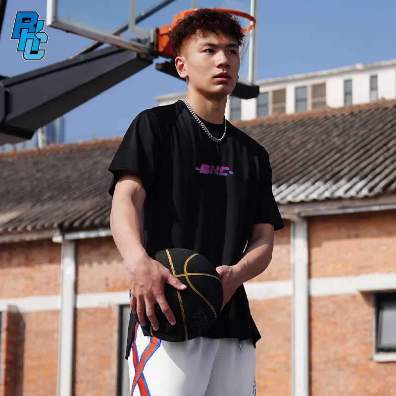 BKCXZICE Sports T Shirt Gradient Color Scheme Running Fitness Crew Neck Basketball Jerseys Unisex-13