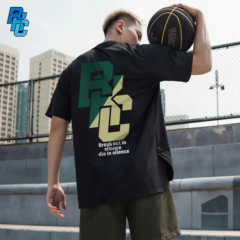 BKCXZICE Sports T Shirt Gradient Color Scheme Running Fitness Crew Neck Basketball Jerseys Unisex-74