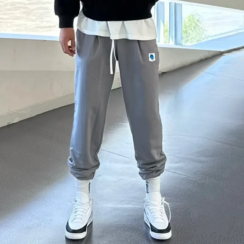 BKCXZICE Straight Fit Elastic Cuff Sports Pants Unisex-8