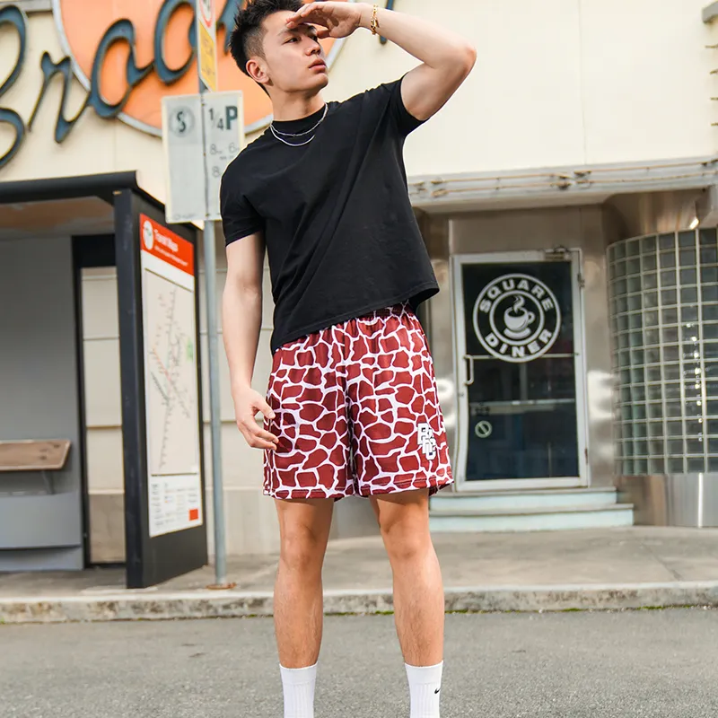 BKCXZICE Basketball Shorts Unisex Deer Pattern Series-7