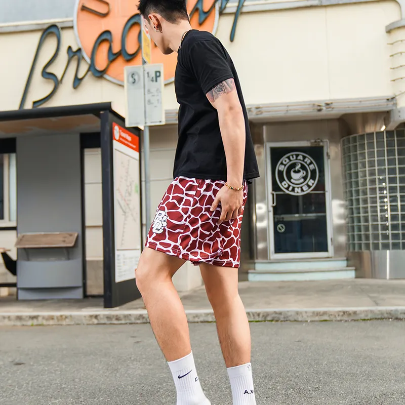 BKCXZICE Basketball Shorts Unisex Deer Pattern Series-8