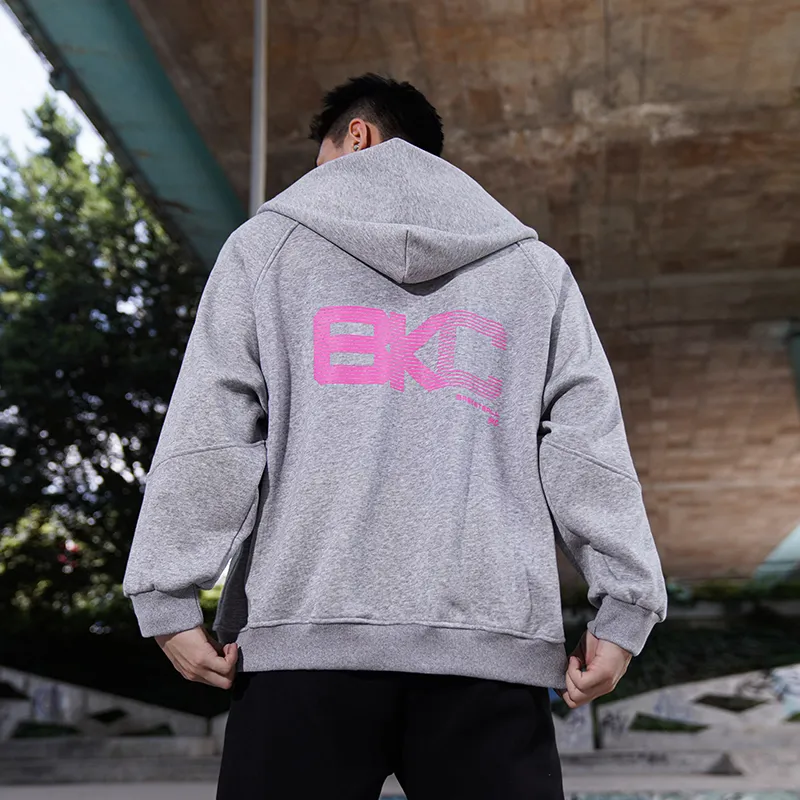 BKCXZICE Basketball Hooded Windproof Warm Training Sweatshirt Unisex-14