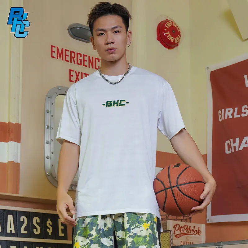 BKCXZICE Sports T Shirt Gradient Color Scheme Running Fitness Crew Neck Basketball Jerseys Unisex-78