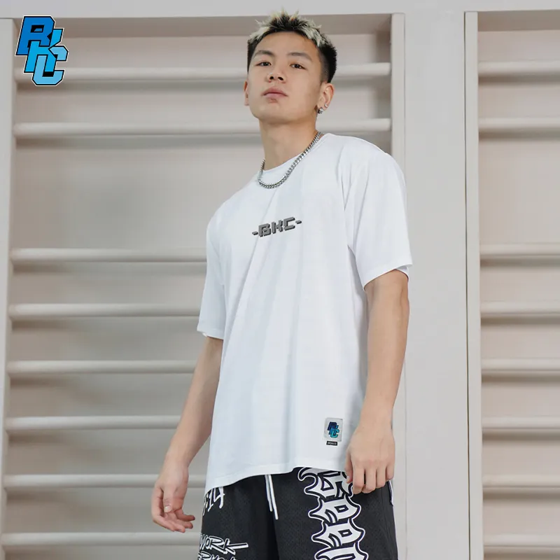 BKCXZICE Sports T Shirt Gradient Color Scheme Running Fitness Crew Neck Basketball Jerseys Unisex-3