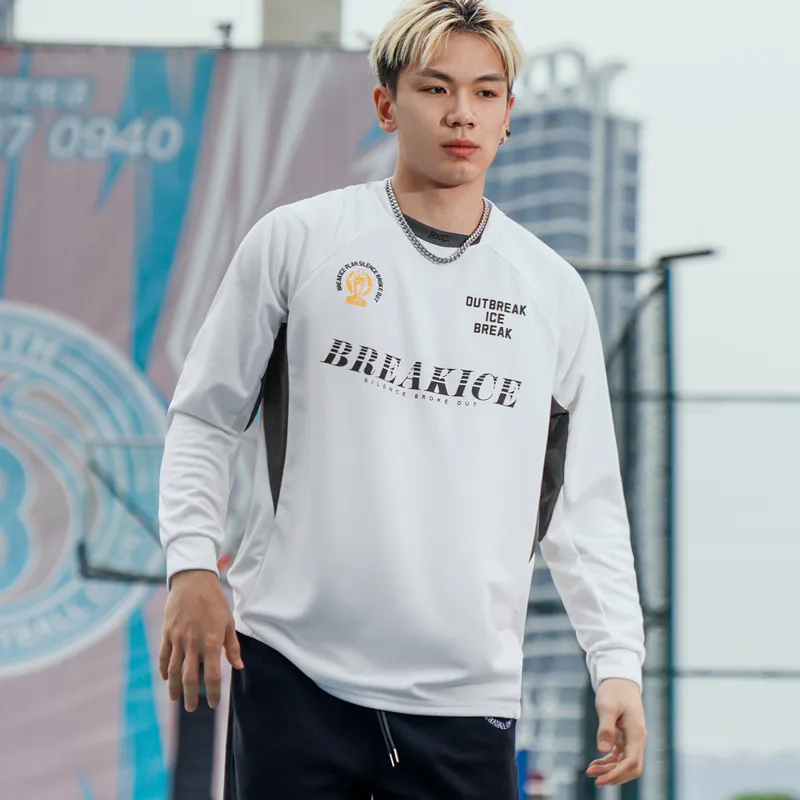 BKCXZICE Sports T Shirt Long Sleeved Men's-5