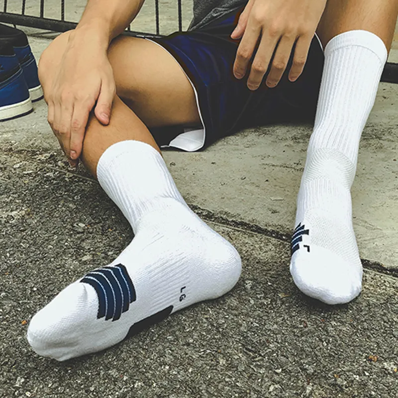 BKCXZICE Thickened Slip Resistant Basketball Socks Unisex-14
