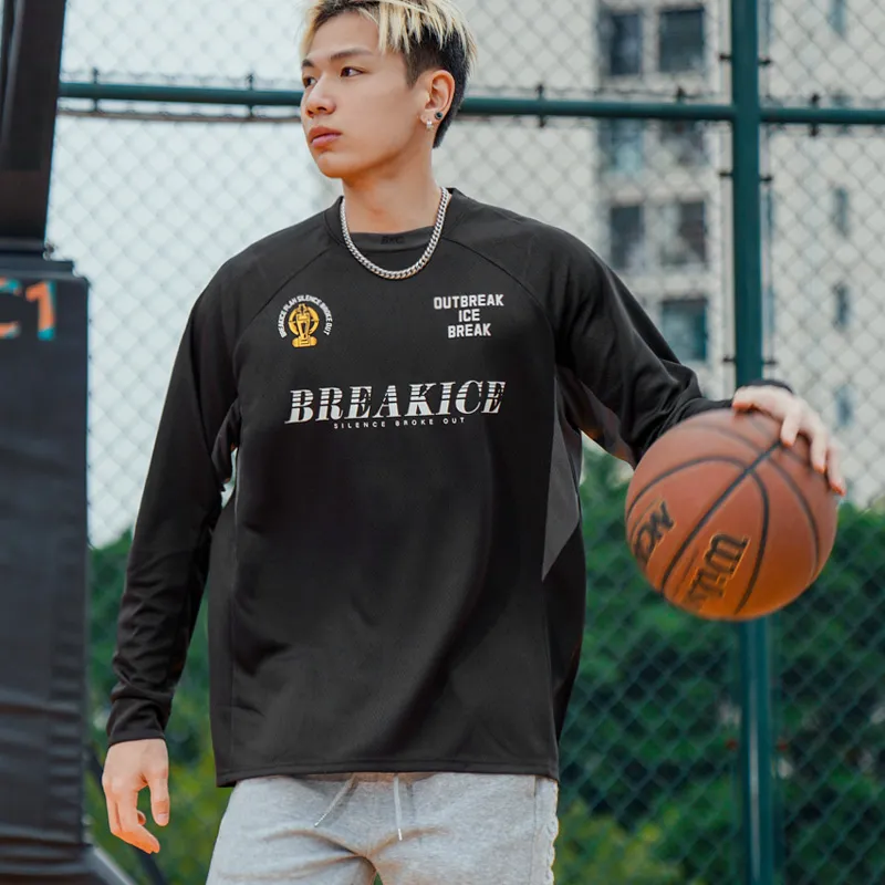 BKCXZICE Sports T Shirt Long Sleeved Men's-10