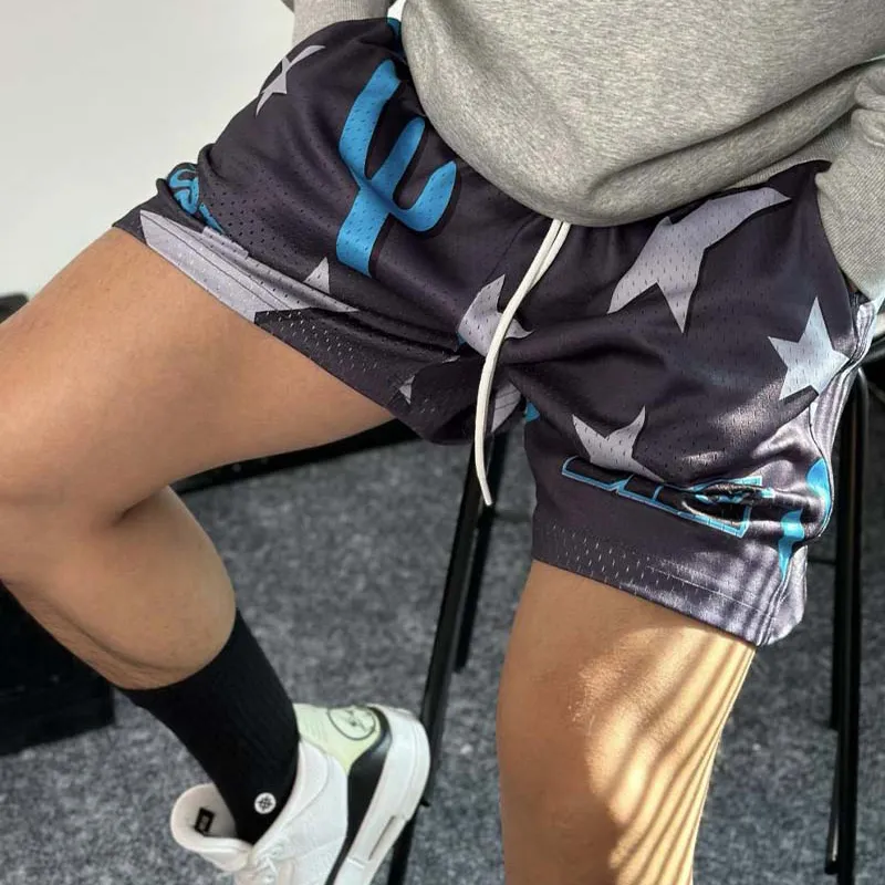 BKCXZICE Graffiti Quick Dry Basketball Shorts Unisex-2