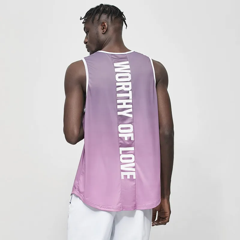BKCXZICE Street Style Loose Fit Running Training Basketball Jerseys Basketball Jersey Unisex-2