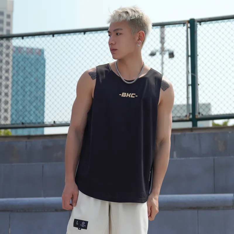 BKCXZICE Summer Tank Tops Unisex Black-1