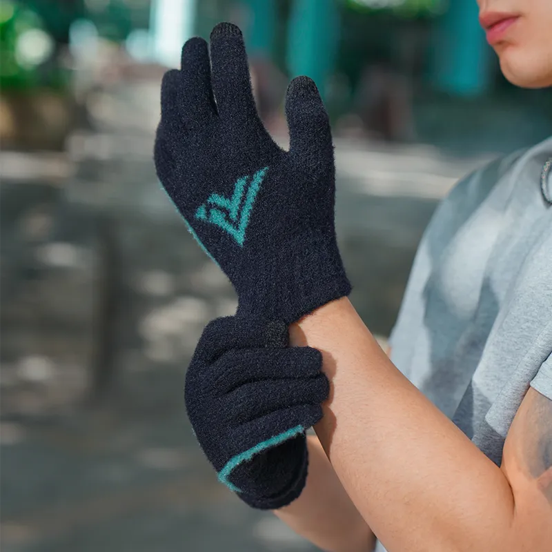 BKCXZICE Acrylic+Polyester+Elastane Sports Gloves Unisex-11