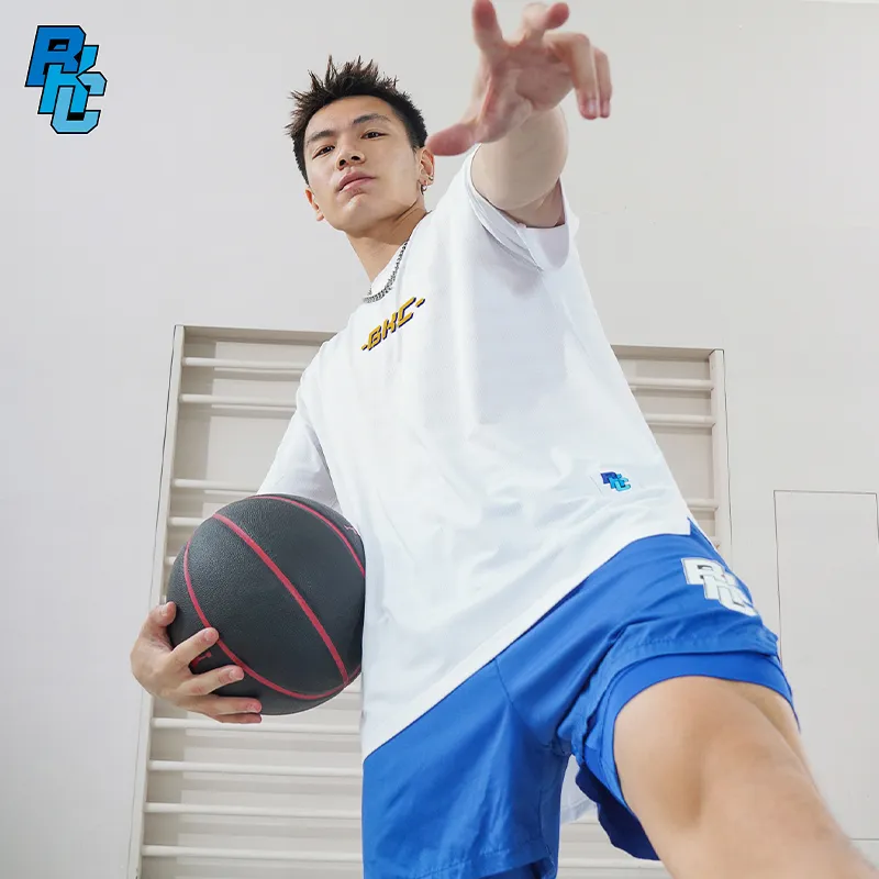 BKCXZICE Sports T Shirt Gradient Color Scheme Running Fitness Crew Neck Basketball Jerseys Unisex-40