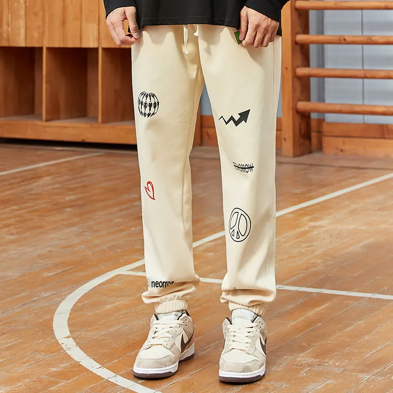BKCXZICE Athletic Trousers Unisex Khaki-2