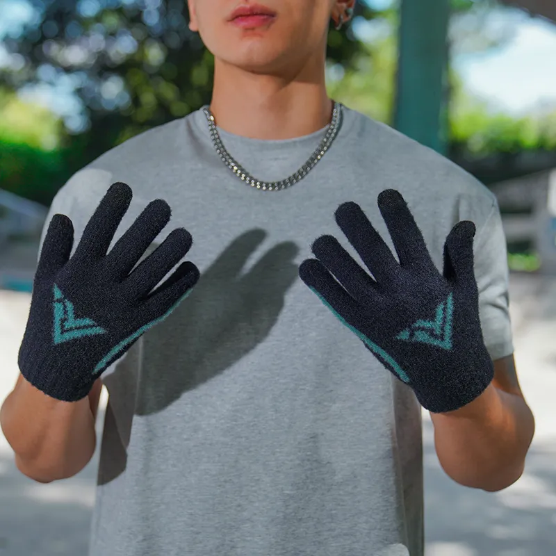 BKCXZICE Acrylic+Polyester+Elastane Sports Gloves Unisex-5