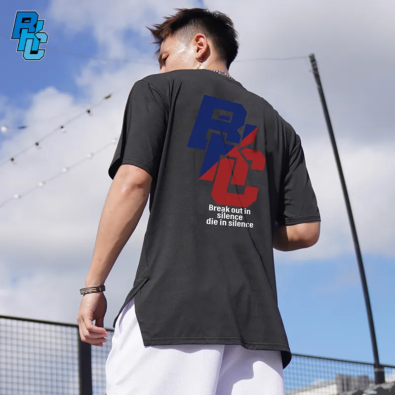 BKCXZICE Sports T Shirt Gradient Color Scheme Running Fitness Crew Neck Basketball Jerseys Unisex-55
