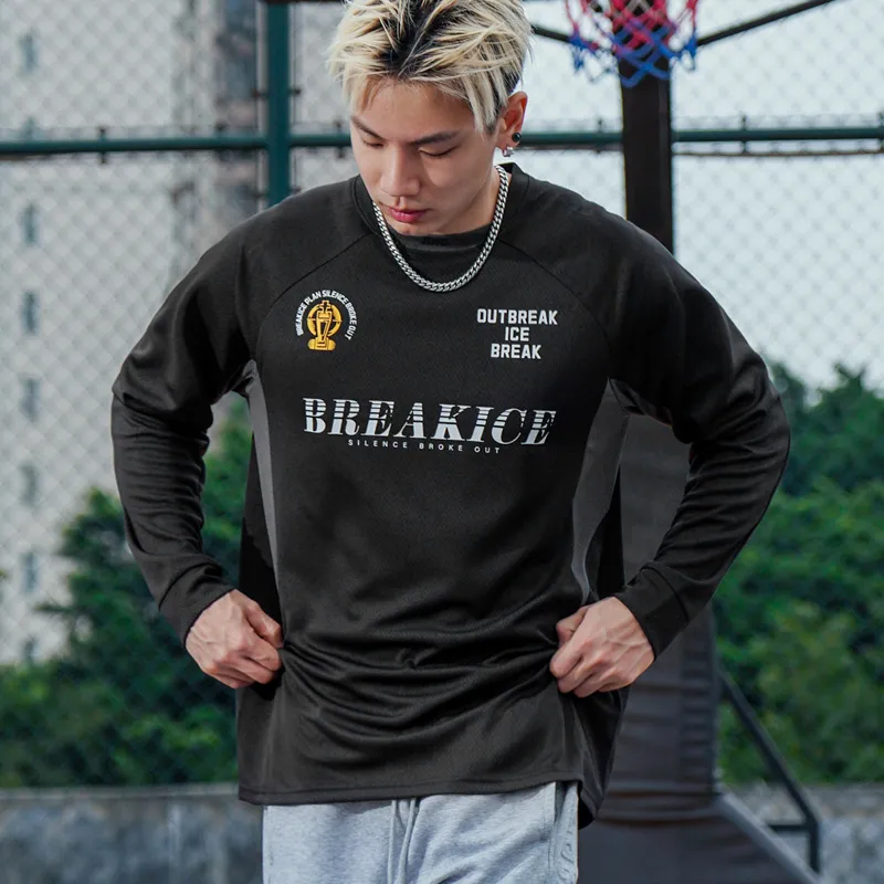 BKCXZICE Sports T Shirt Long Sleeved Men's-11
