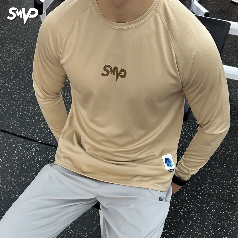 BKCXZICE Long Sleeved Loose Fit Breathable Sports T Shirt Men's-12