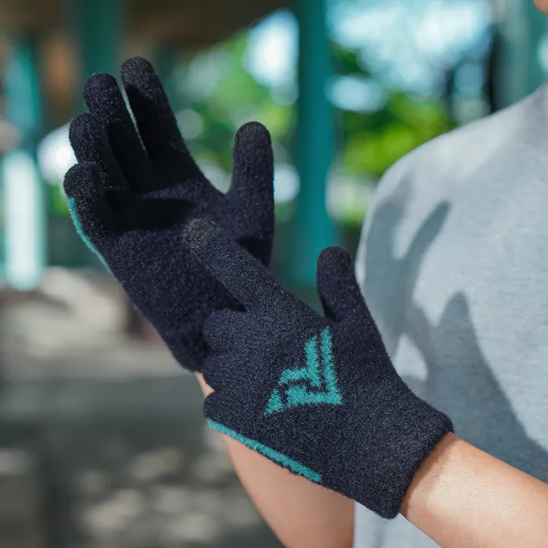 BKCXZICE Acrylic+Polyester+Elastane Sports Gloves Unisex-2