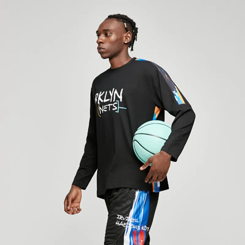 BKCXZICE Loose Fit Crew Neck Training T-Shirt Pullover Running Fitness Sports Sweatshirt Men's-3