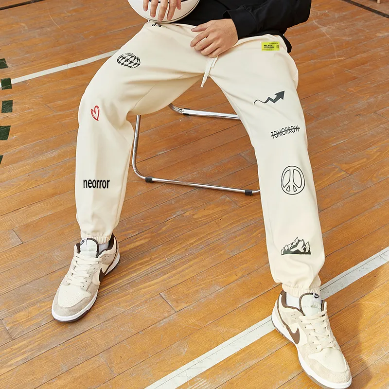 BKCXZICE Athletic Trousers Unisex Khaki-4