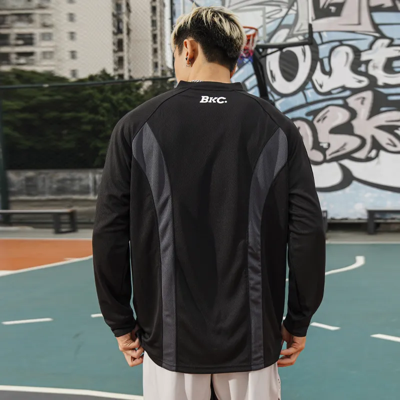 BKCXZICE Basketball Jerseys Unisex Black & Orange-7