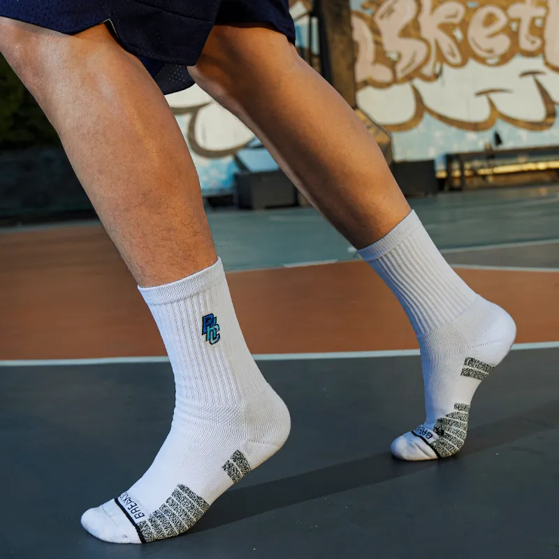 BKCXZICE Track & Field Socks Terry Sole Elite Socks Unisex 4 Pack-10