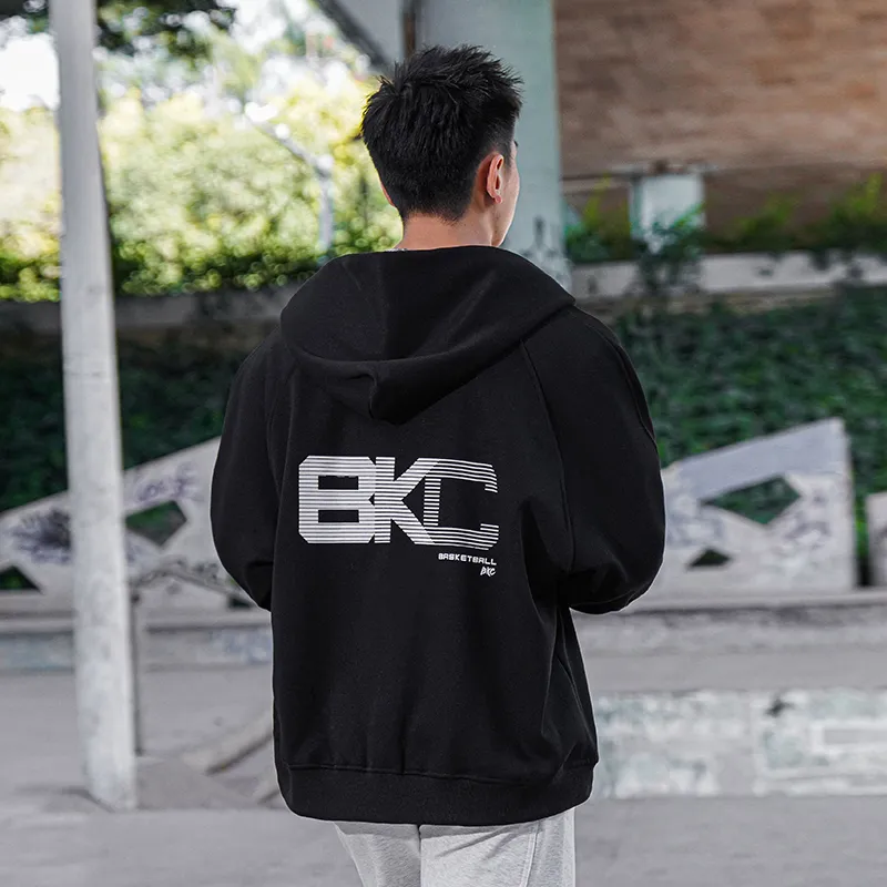 BKCXZICE Basketball Hooded Windproof Warm Training Sweatshirt Unisex-9