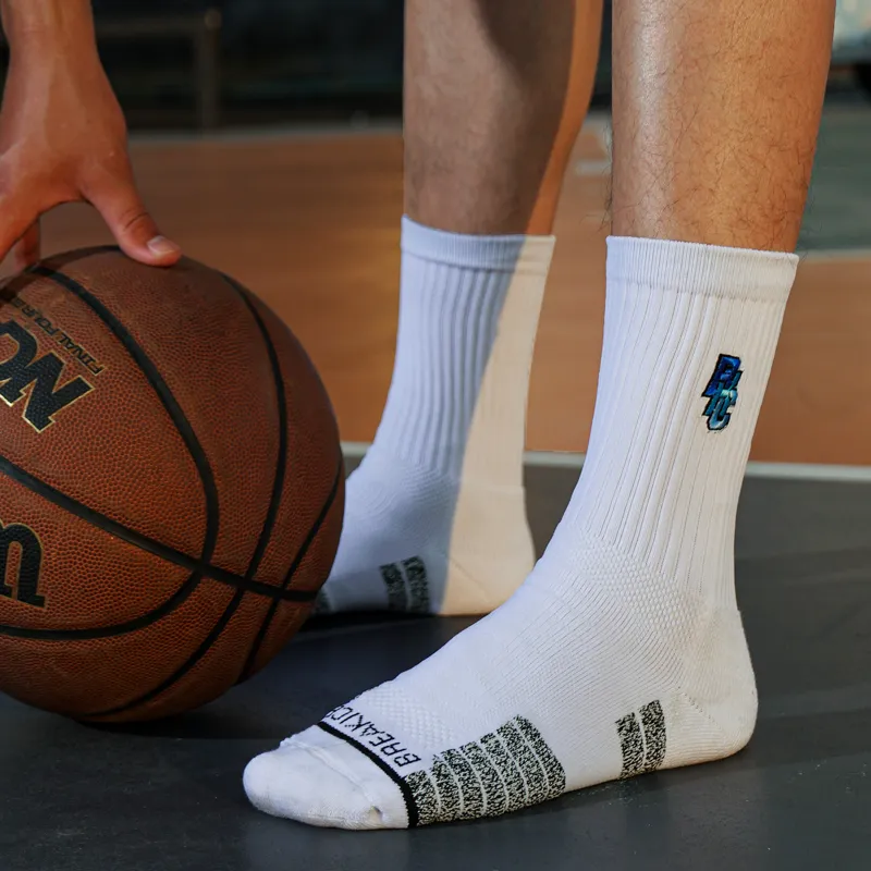 BKCXZICE Track & Field Socks Terry Sole Elite Socks Unisex 4 Pack-9