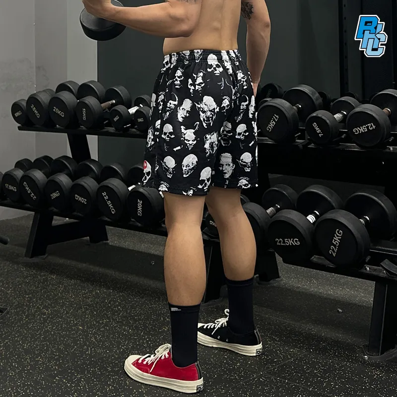 BKCXZICE Sports Shorts Men's Black-4