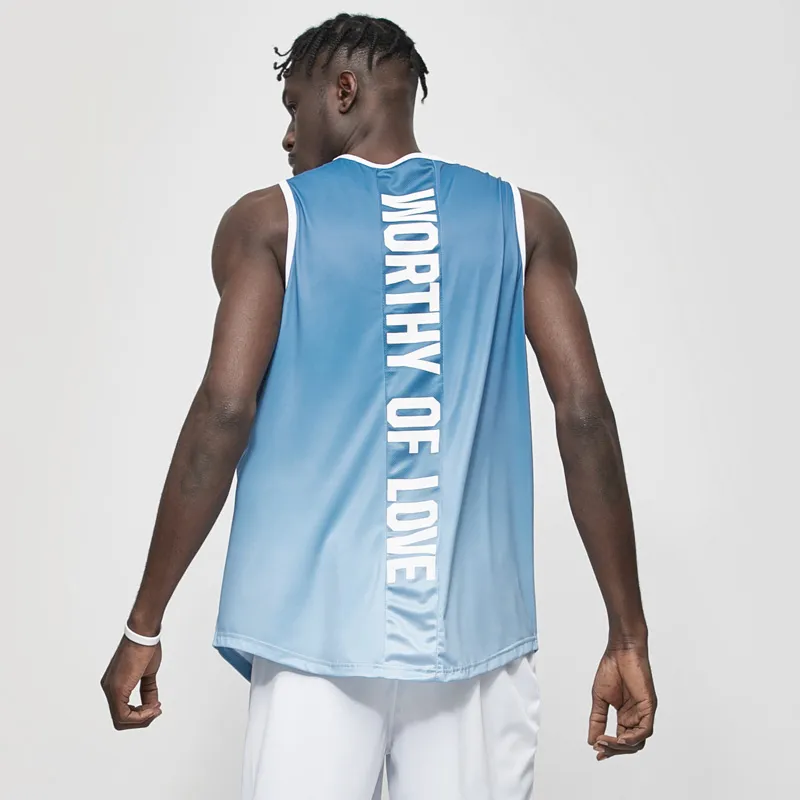 BKCXZICE Street Style Loose Fit Running Training Basketball Jerseys Basketball Jersey Unisex-6