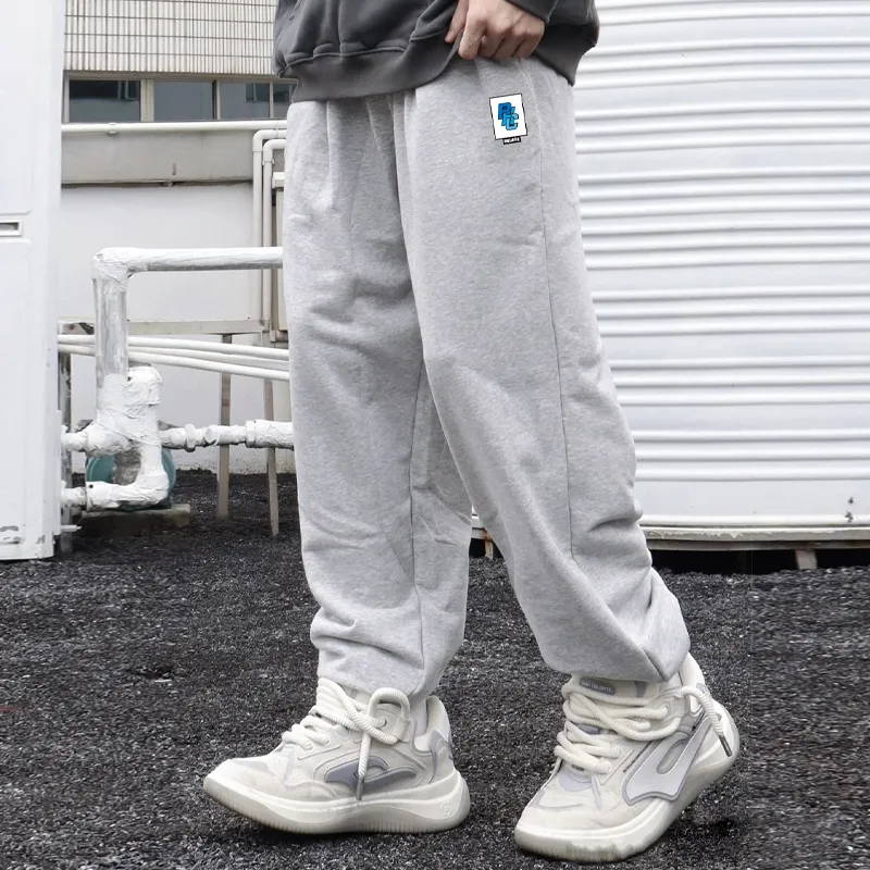 BKCXZICE Straight Fit Elastic Cuff Sports Pants Unisex-5