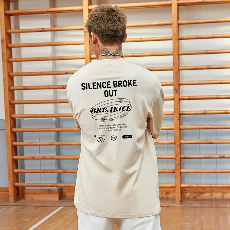 BKCXZICE Loose Fit Crew Neck Training Basketball Long Sleeved Trendy Running Casual Pullover Coat Men's-9