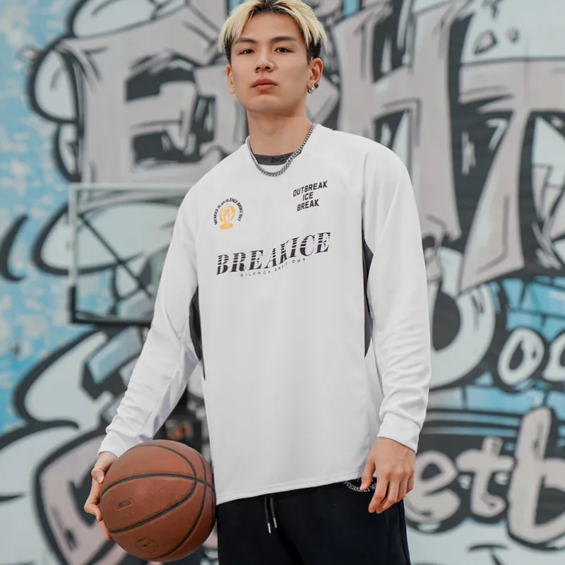 BKCXZICE Sports T Shirt Long Sleeved Men's-2