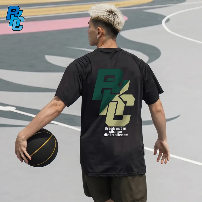 BKCXZICE Sports T Shirt Gradient Color Scheme Running Fitness Crew Neck Basketball Jerseys Unisex-72